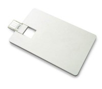 carte usb acier brossé